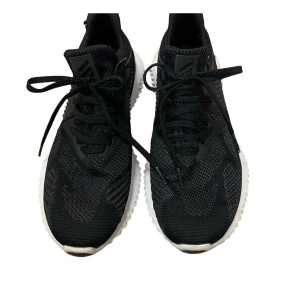 Adidas Men's Alphabounce Beyond Core Black White Running Shoes Lace up Size 7.5 - Picture 2 of 8